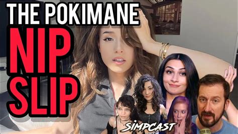 pokimane nipple slip|Pokimane Had an Accidental Nip Slip! SimpCast w/ Nick